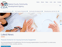 Tablet Screenshot of dakotacda.org
